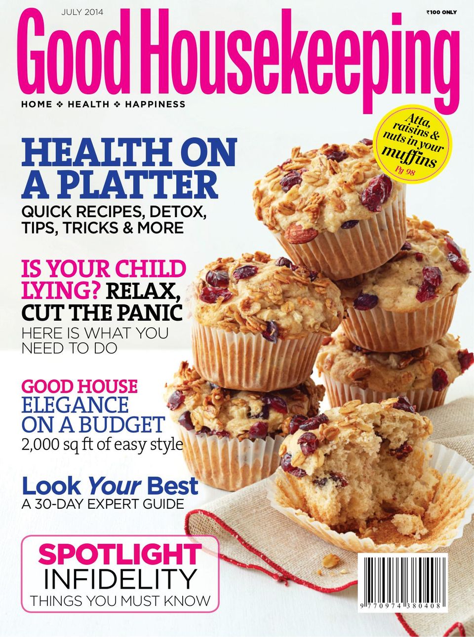 Get digital access to Good Housekeeping India - July, 2014 issue - Good Housekeeping Good Meals And How To Prepare Them